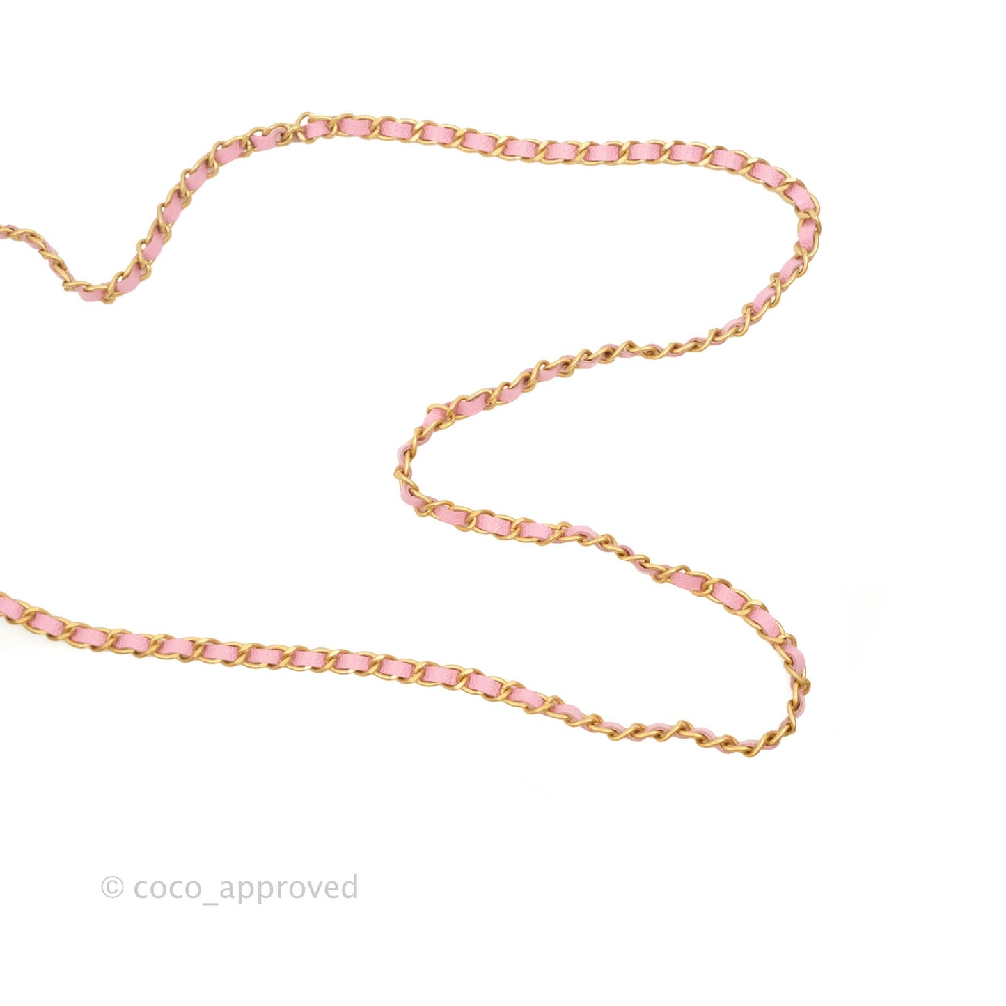 Chanel Top Handle Wallet On Chain WOC Pink Caviar Gold Hardware 22S