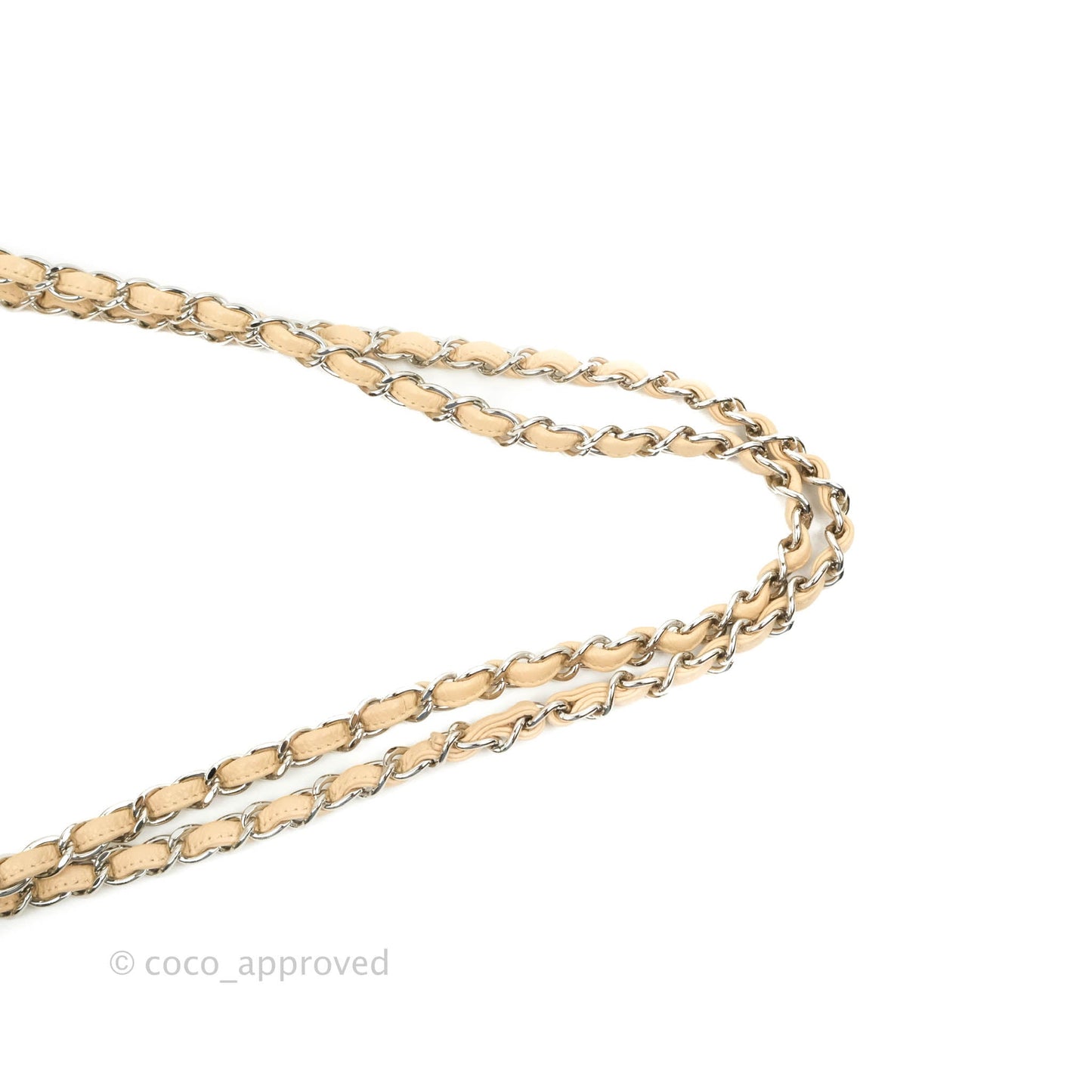 Chanel Jumbo Double Flap Beige Caviar Silver Hardware⁣⁣