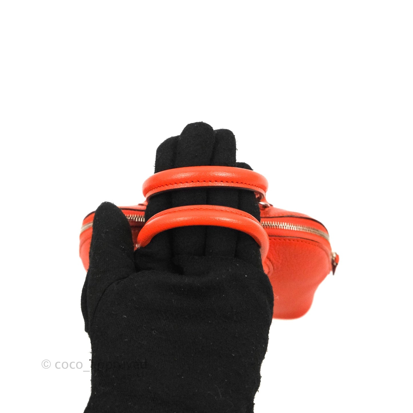 Hermès Bolide Mini 1923 Chevre Mysore Orange Poppy Palladium Hardware