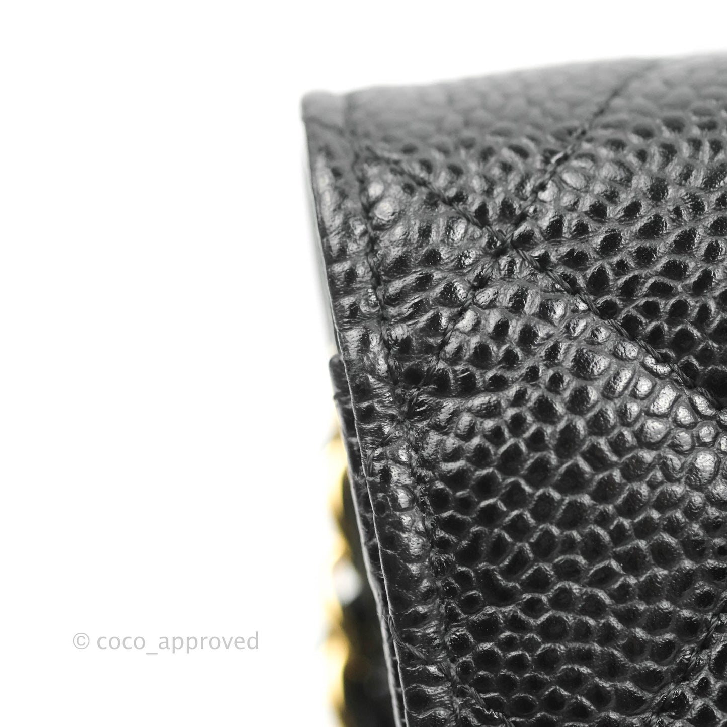 Chanel Quilted Classic WOC Black Caviar Gold Hardware