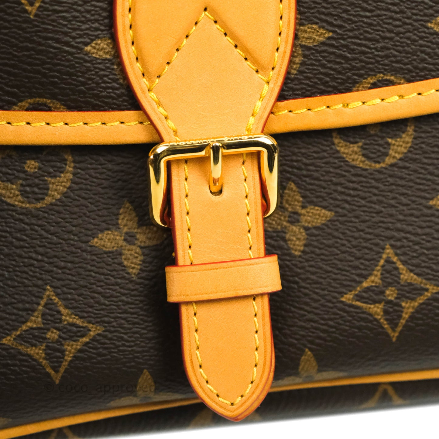 Louis Vuitton Diane Satchel Monogram Canvas with Jacquard Strap