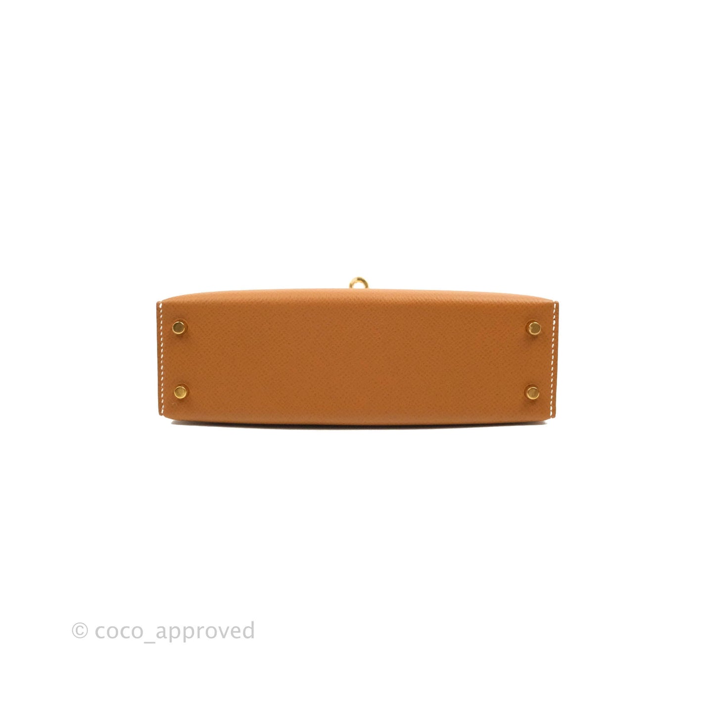 Hermès Mini Kelly II Gold Epsom Gold Hardware