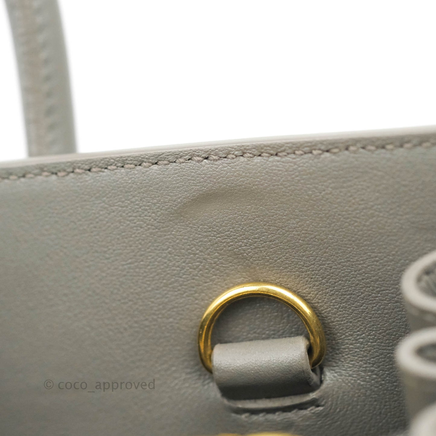 Saint Laurent Sac De Jour Grey Calfskin Baby