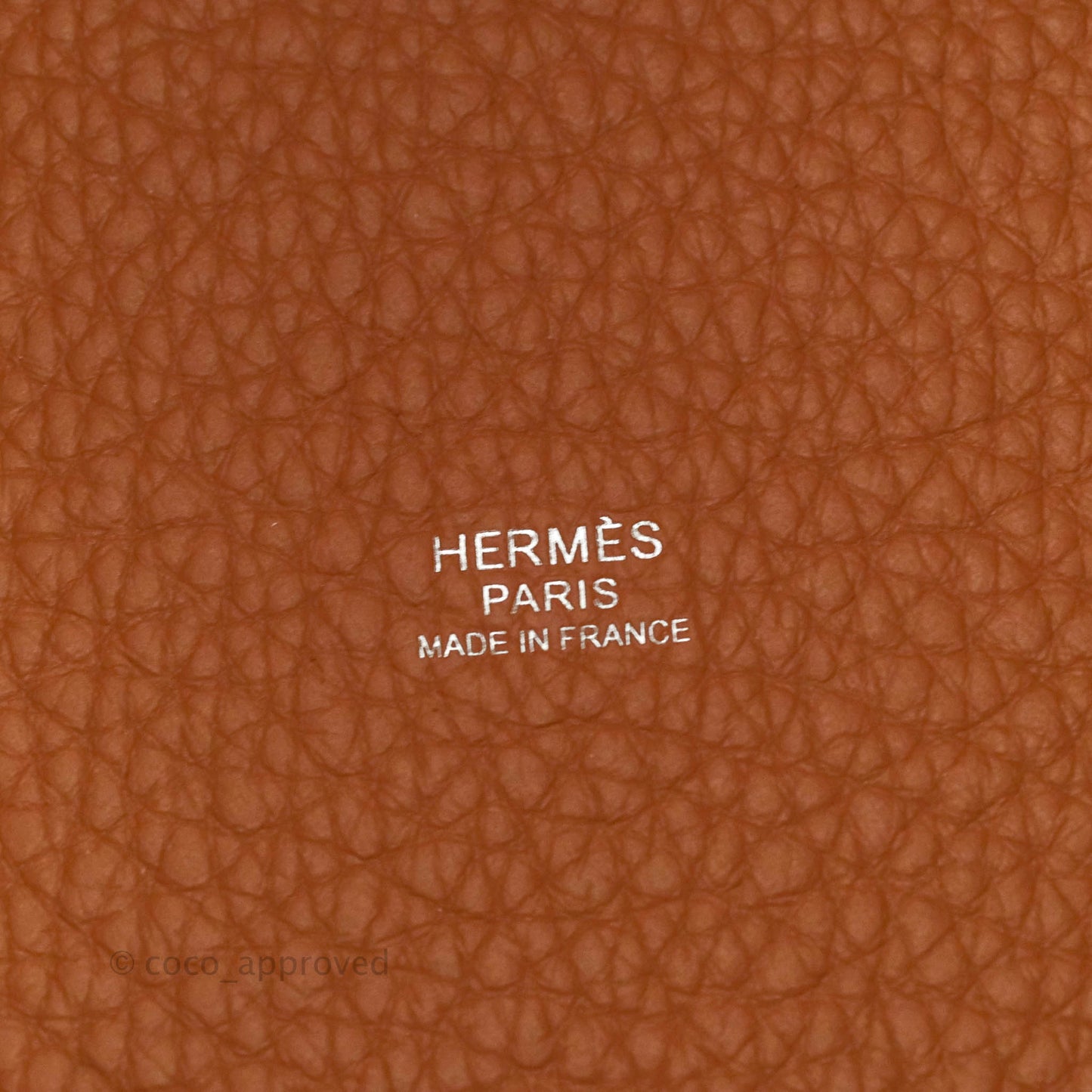 Hermès Picotin 22 Clemence Gold Palladium Hardware