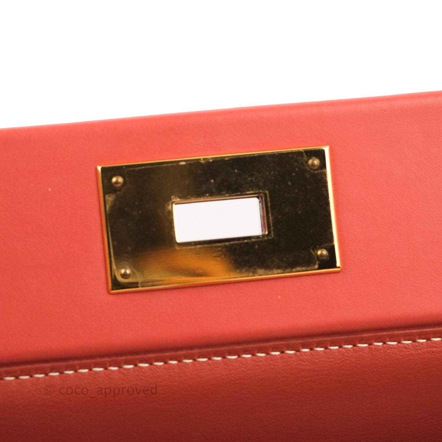 Hermès 24/24 29 Sanguine Togo Gold Hardware