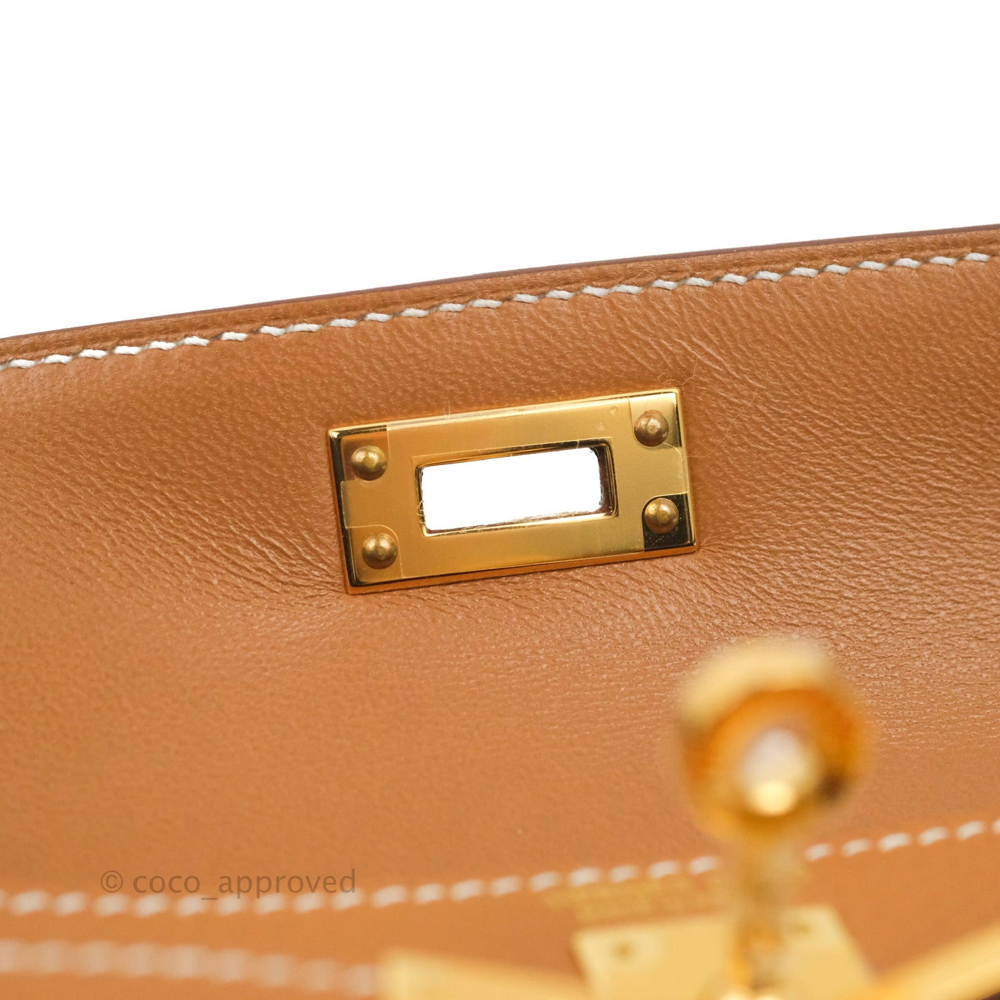 Hermès Mini Kelly II Gold Epsom Gold Hardware