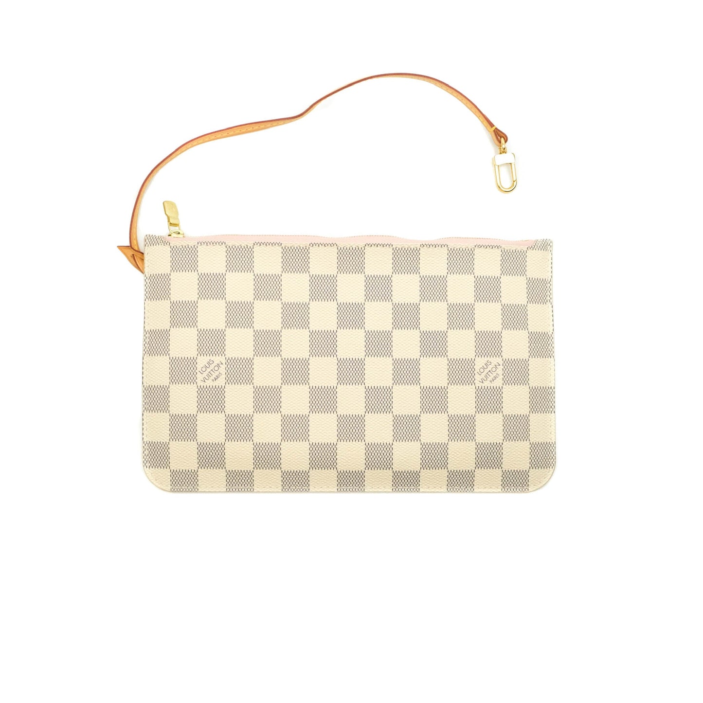 LV Neverfull MM Damier Azur Canvas Tote Bag