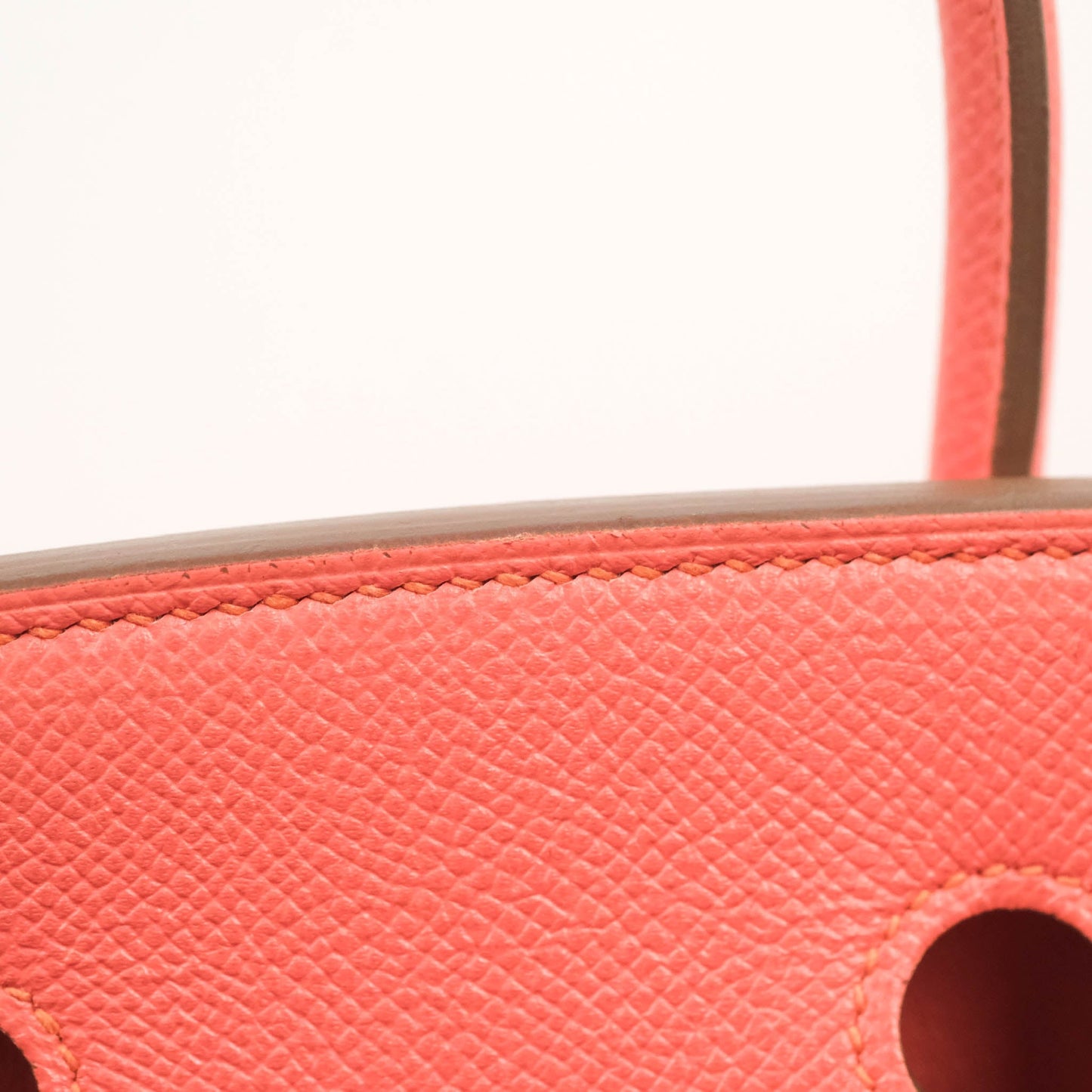 Hermes Birkin 25 Flamingo Epsom Palladium Hardware