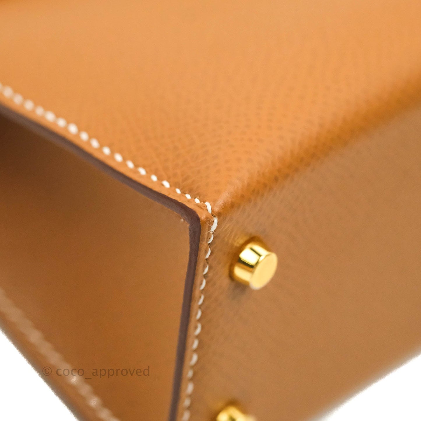 Hermès Mini Kelly II Gold Epsom Gold Hardware