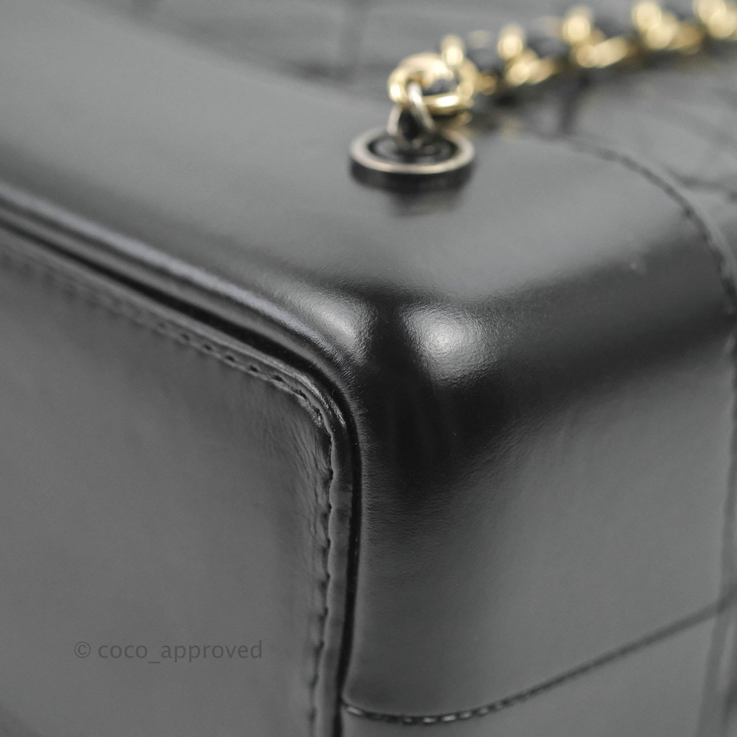 Chanel Small Gabrielle Backpack Black Aged Calfskin