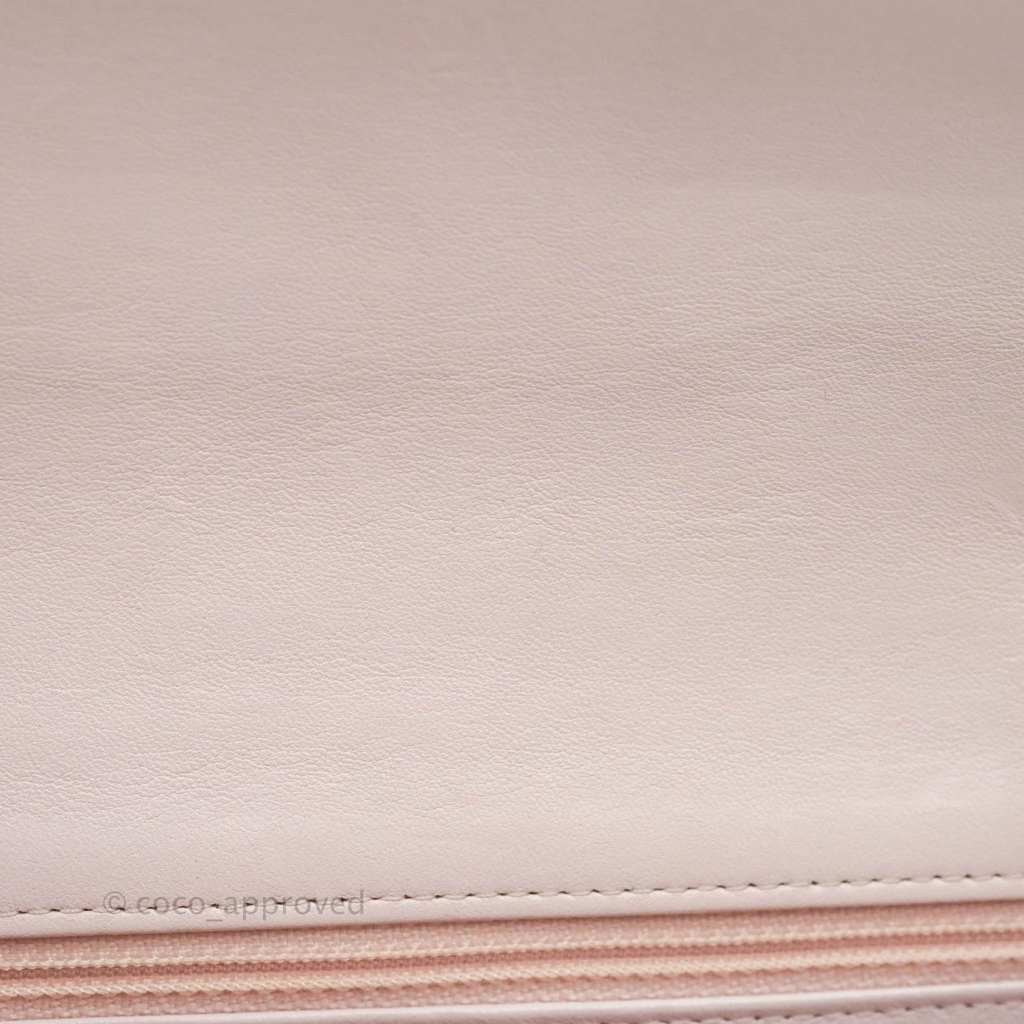 Chanel Quilted Mini Rectangular Flap Pale Pink Lambskin Gold Hardware