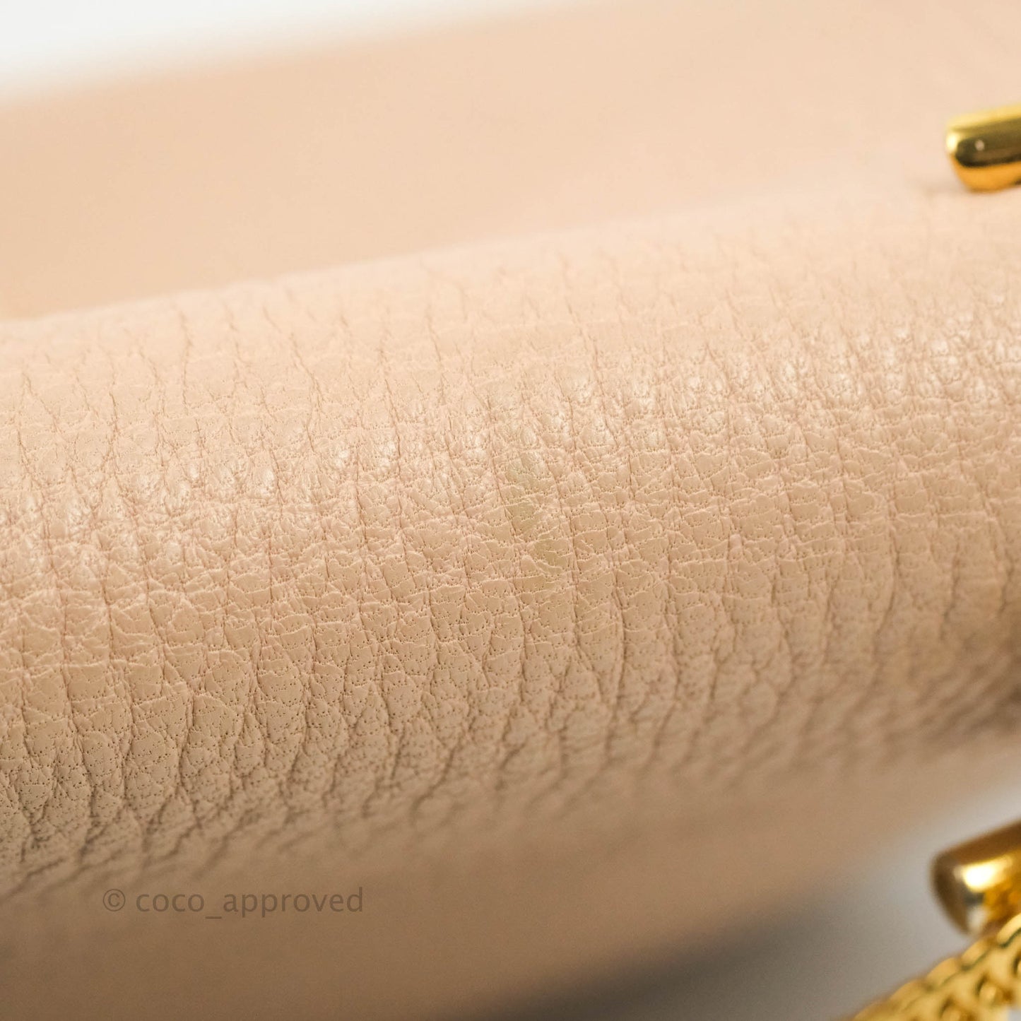 Chloe Drew Crossbody Bag Pink Grained Leather