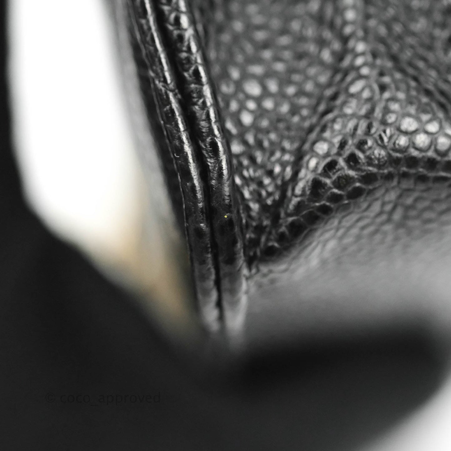 Chanel Quilted Classic WOC Black Caviar Gold Hardware