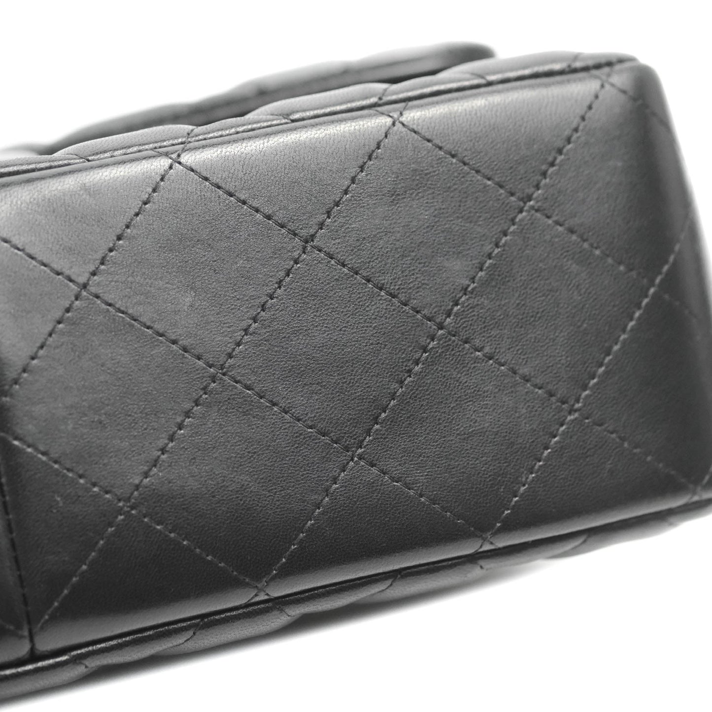 Chanel Jumbo Double Flap Black Lambskin Silver Hardware⁣⁣