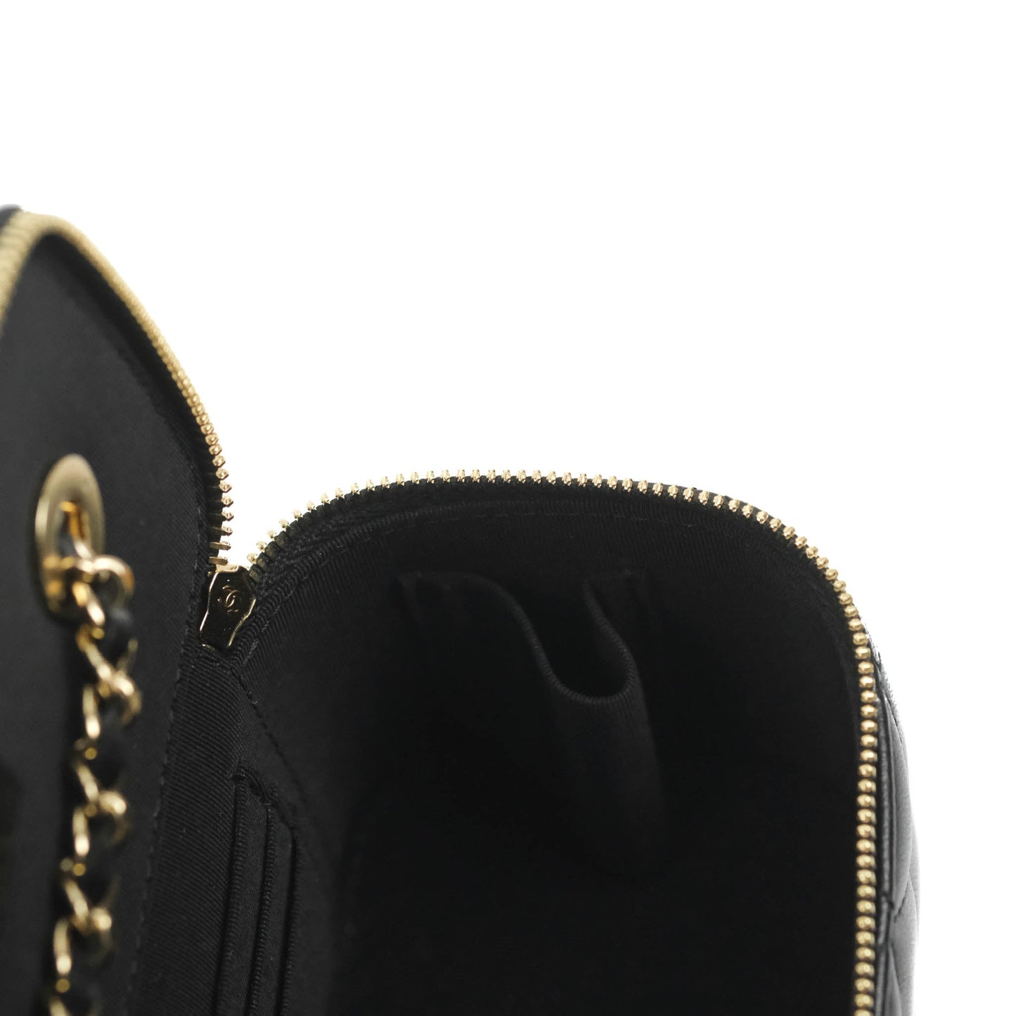 Chanel Trendy CC Vanity with Chain Black Lambskin Gold Hardware