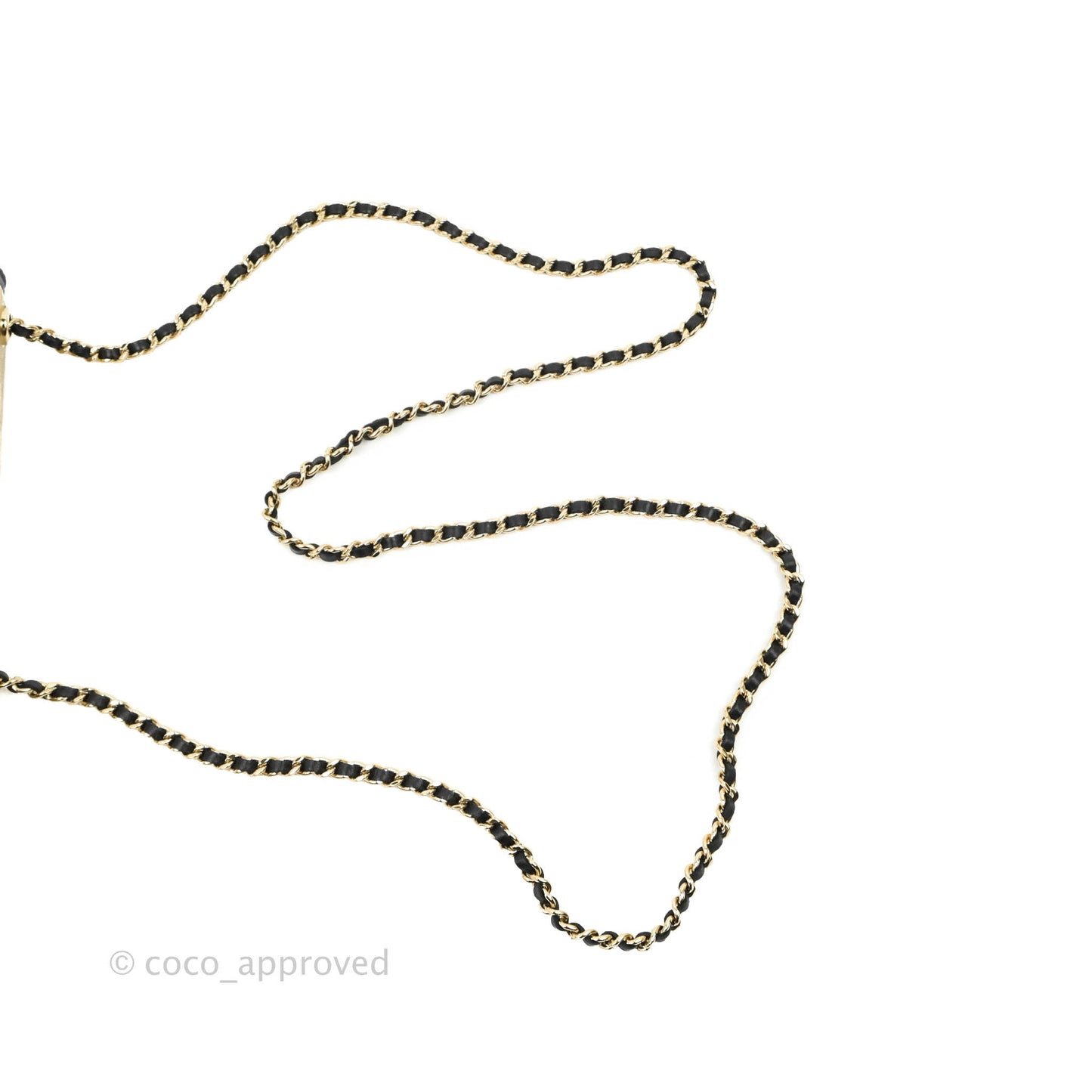 Chanel Trendy CC WOC Wallet on Chain Chevron Black Lambskin Gold Hardware