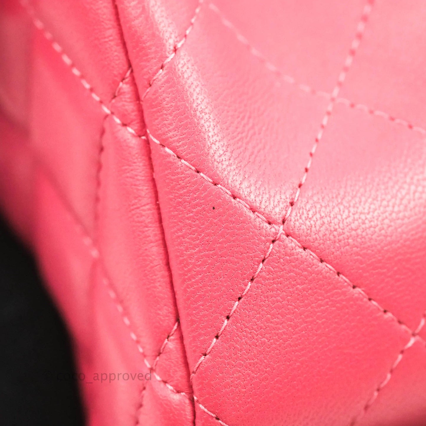 Chanel Quilted Mini Rectangular Flap Pink Lambskin Silver Hardware