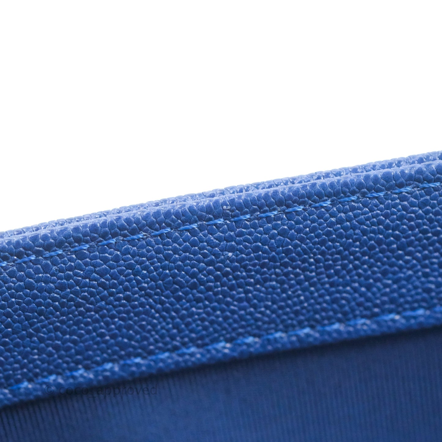 Chanel Quilted Medium Boy Blue Caviar Aged Gold Hardware