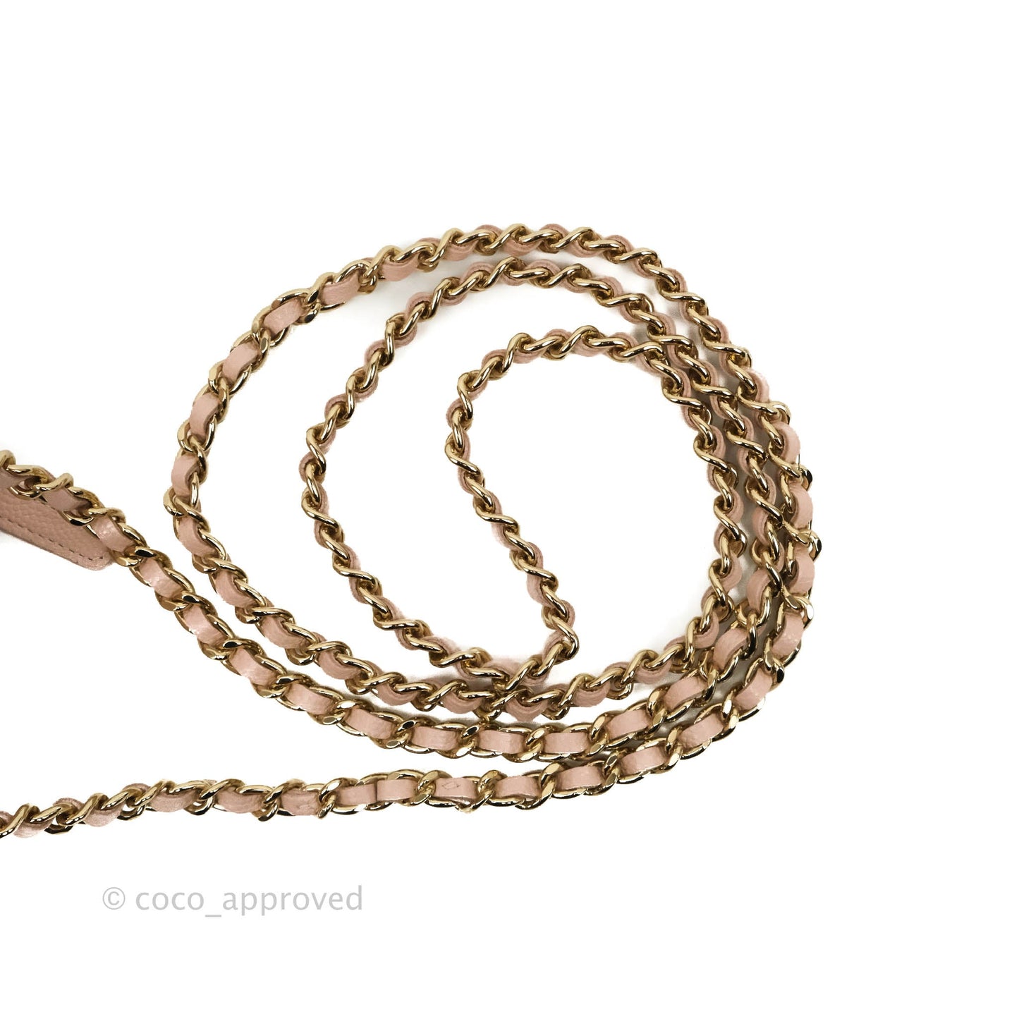 Chanel Mini Vanity With Chain Rose Clair Pink Caviar Gold Hardware