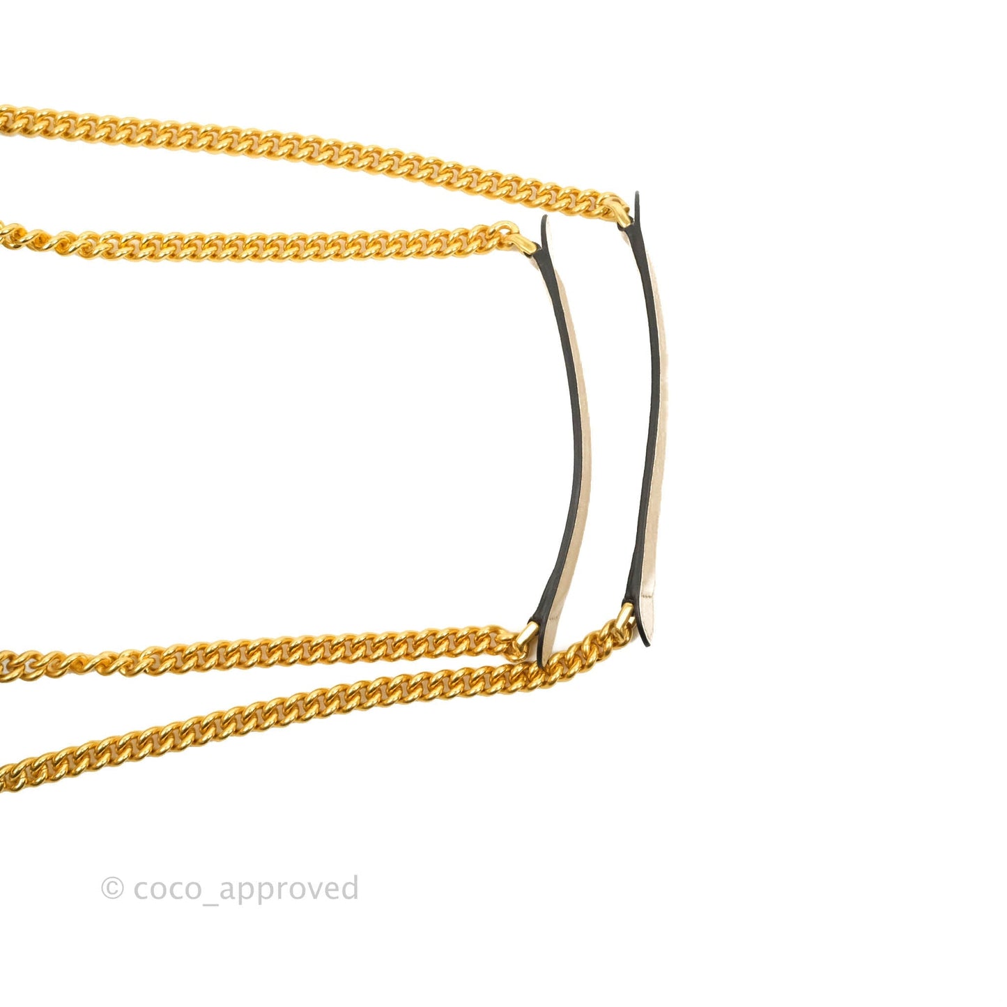 Fendi Baguette Chain Midi Light Grey Lambskin Bag
