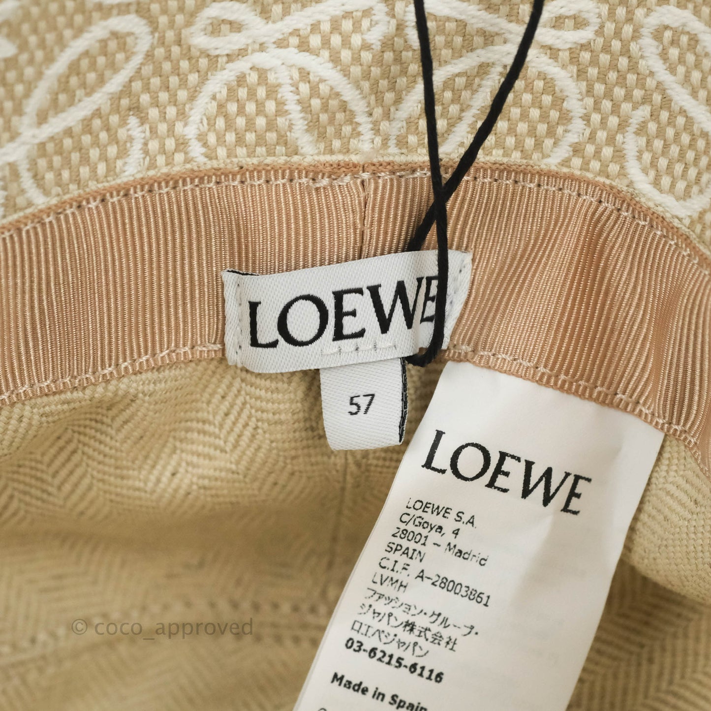 Loewe Anagram Bucket Hat