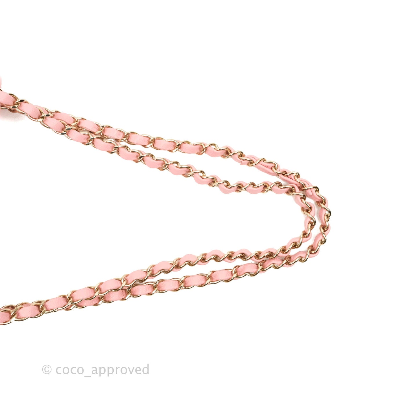 Chanel Small Classic Quilted Flap Pink Caviar Gold Hardware 22C