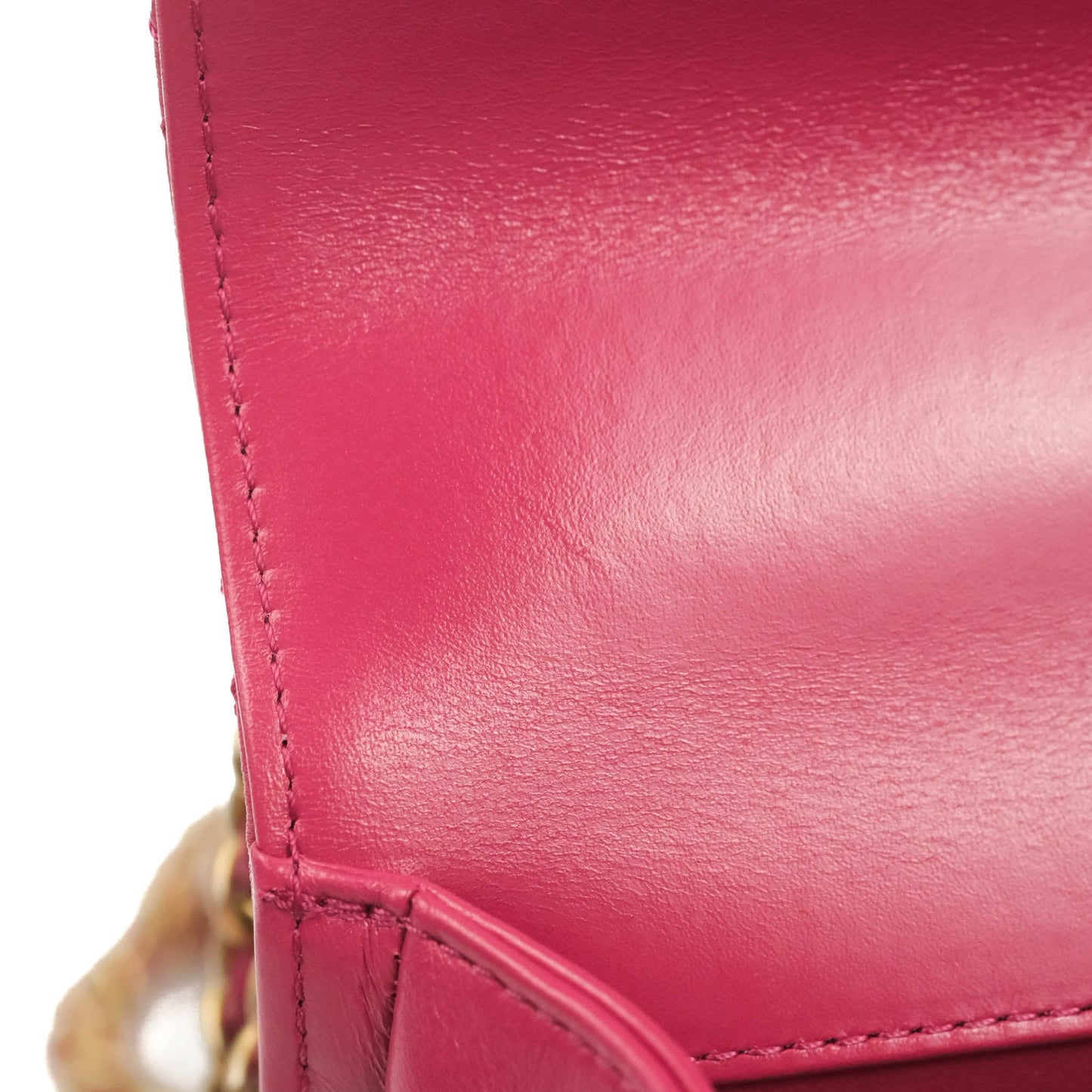 Chanel Quilted Mini Perfect Fit Adjustable Pink Calfskin Aged Gold Hardware 21A