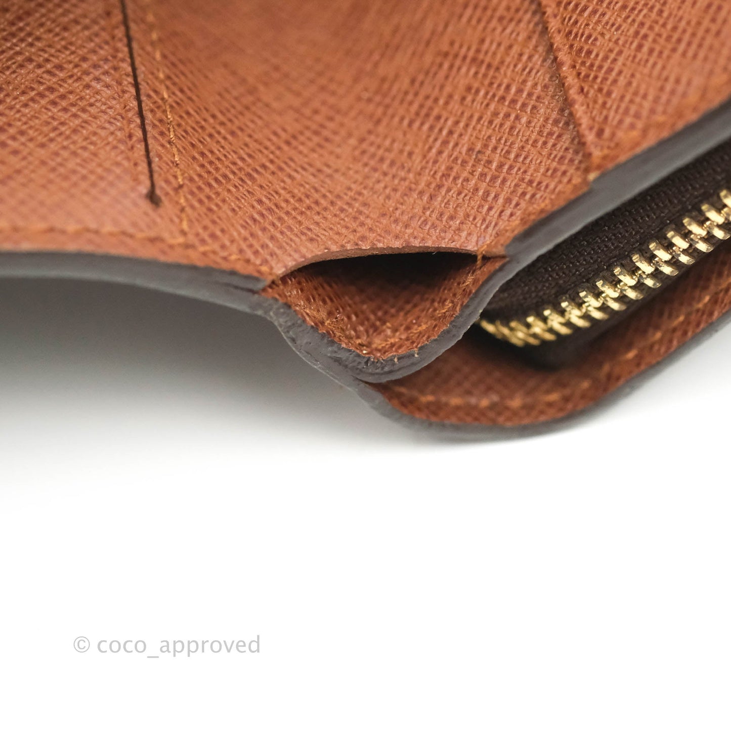 Louis Vuitton Vintage Monogram Canvas Wallet Brown
