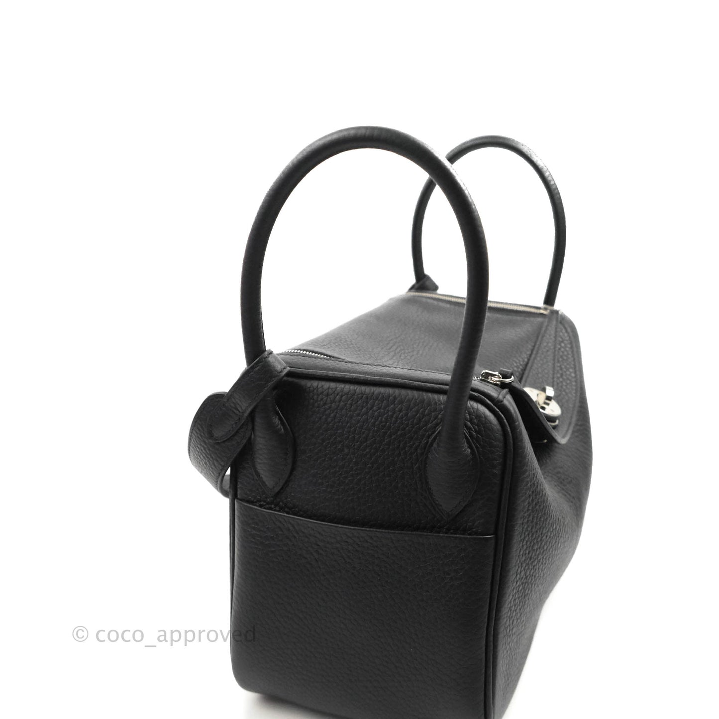 Hermès Lindy 26 Black Taurillon Clemence Palladium Hardware