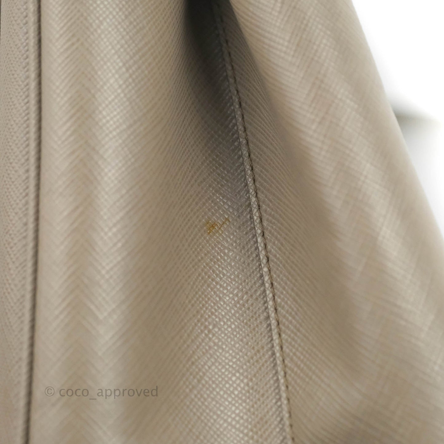 Prada Small Saffiano Lux Galleria Bag Argilla