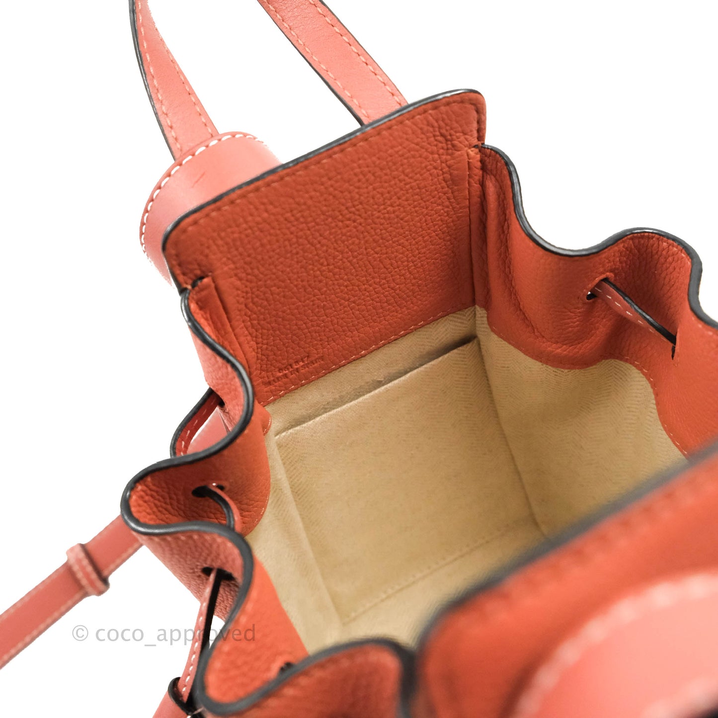 Loewe Mini Hammock Drawstring Pink Tulip Calfskin
