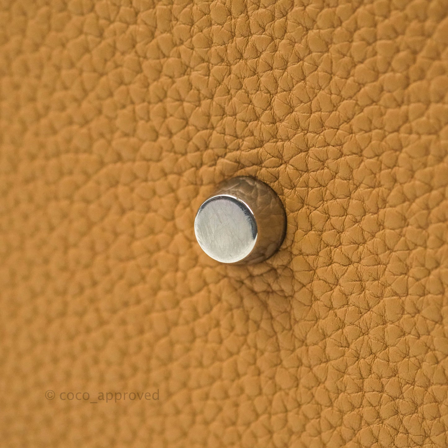 Hermès Lindy 30 Tabac Camel TC Palladium Hardware