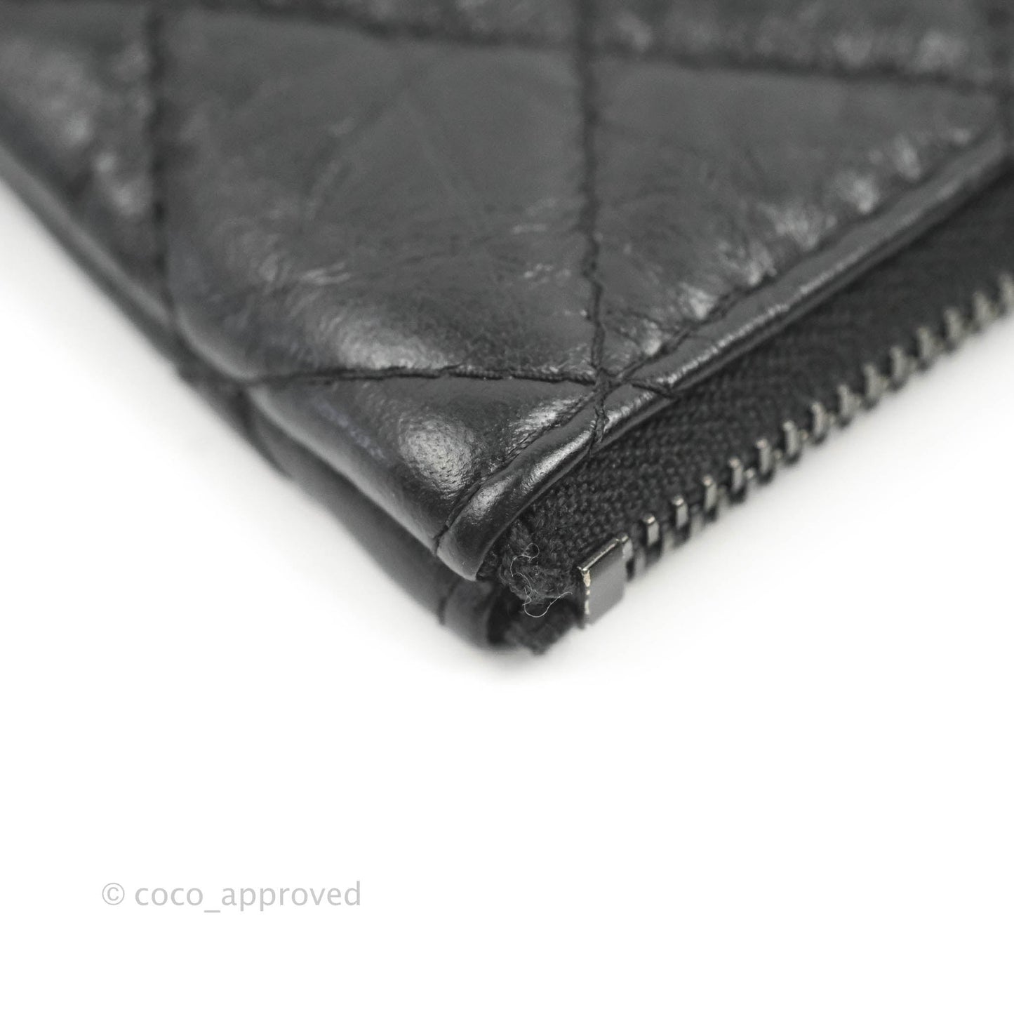 Chanel Quilted Mini Reissue O Case So Black Aged Calfskin