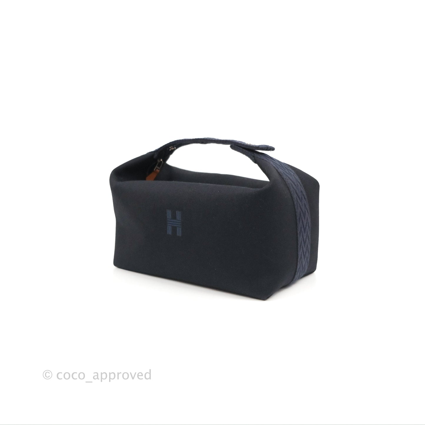Hermès Large Bride-A-Brac Navy Canvas