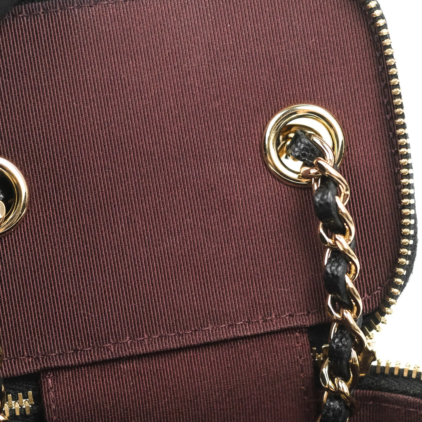 Chanel Mini Vanity With Chain Black Caviar Gold Hardware