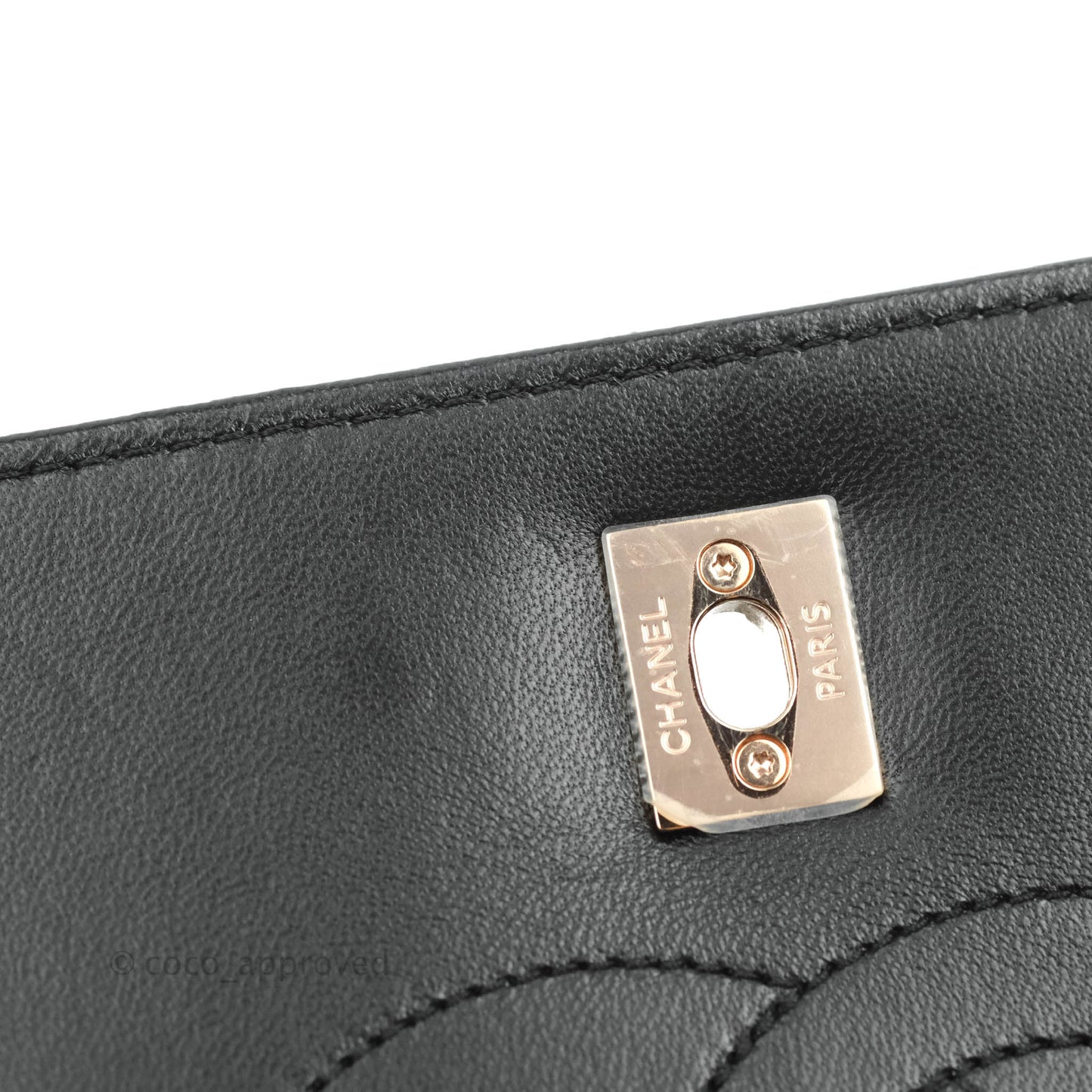 Chanel Trendy CC Small Black Lambskin Rose Gold Hardware
