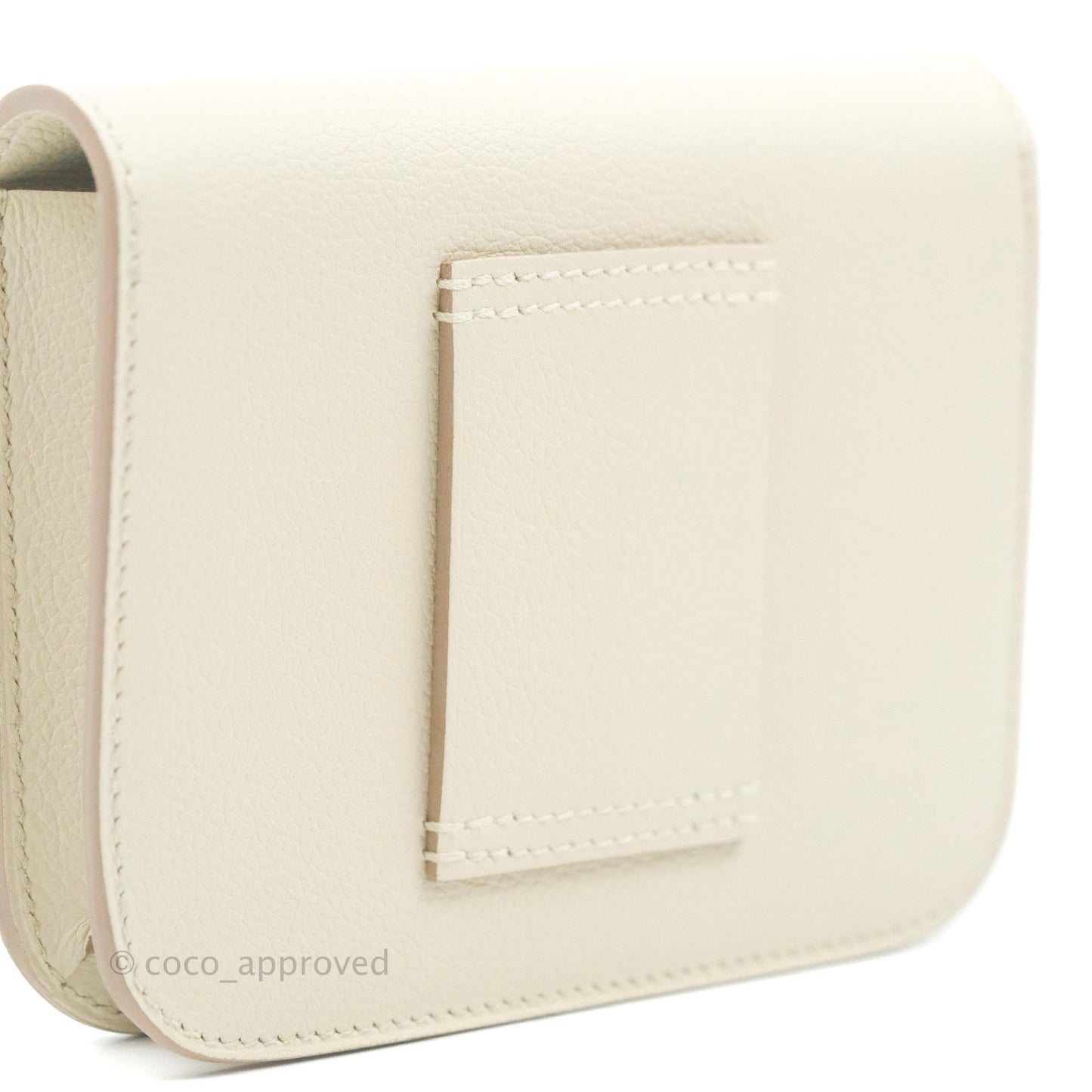 Hermès Constance Slim Wallet Beton Evercolor Gold Hardware