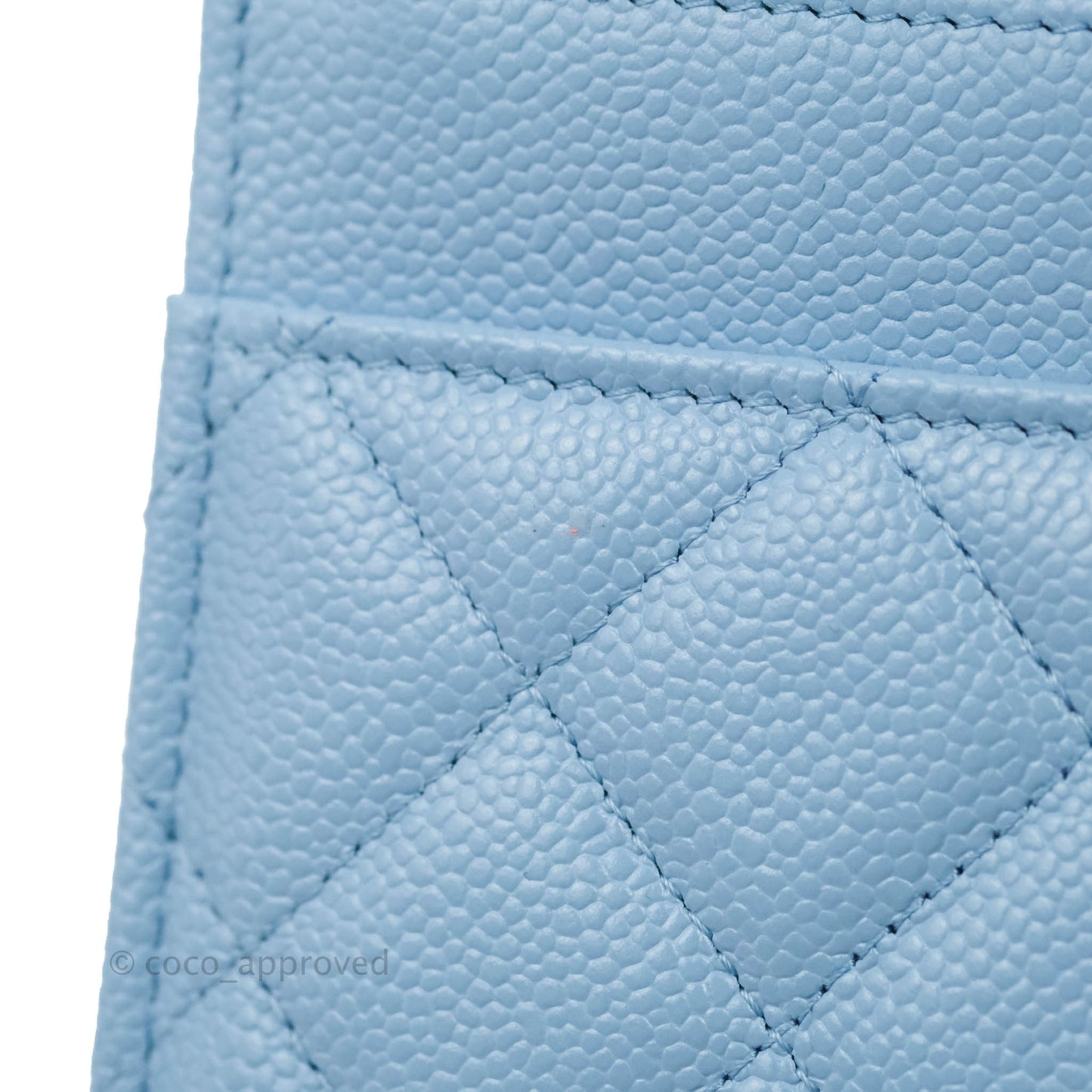 Chanel Top Handle Pick Me Up Wallet On Chain WOC Blue Caviar Gold Hardware 22S