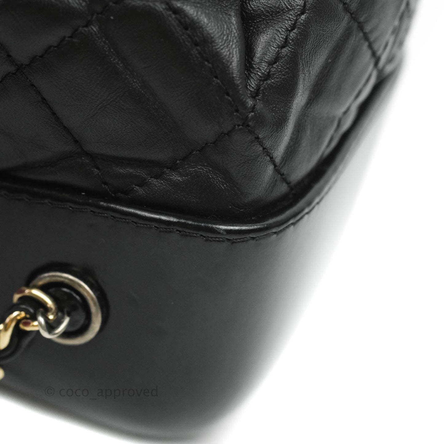Chanel Small Gabrielle Backpack Black Aged Calfskin