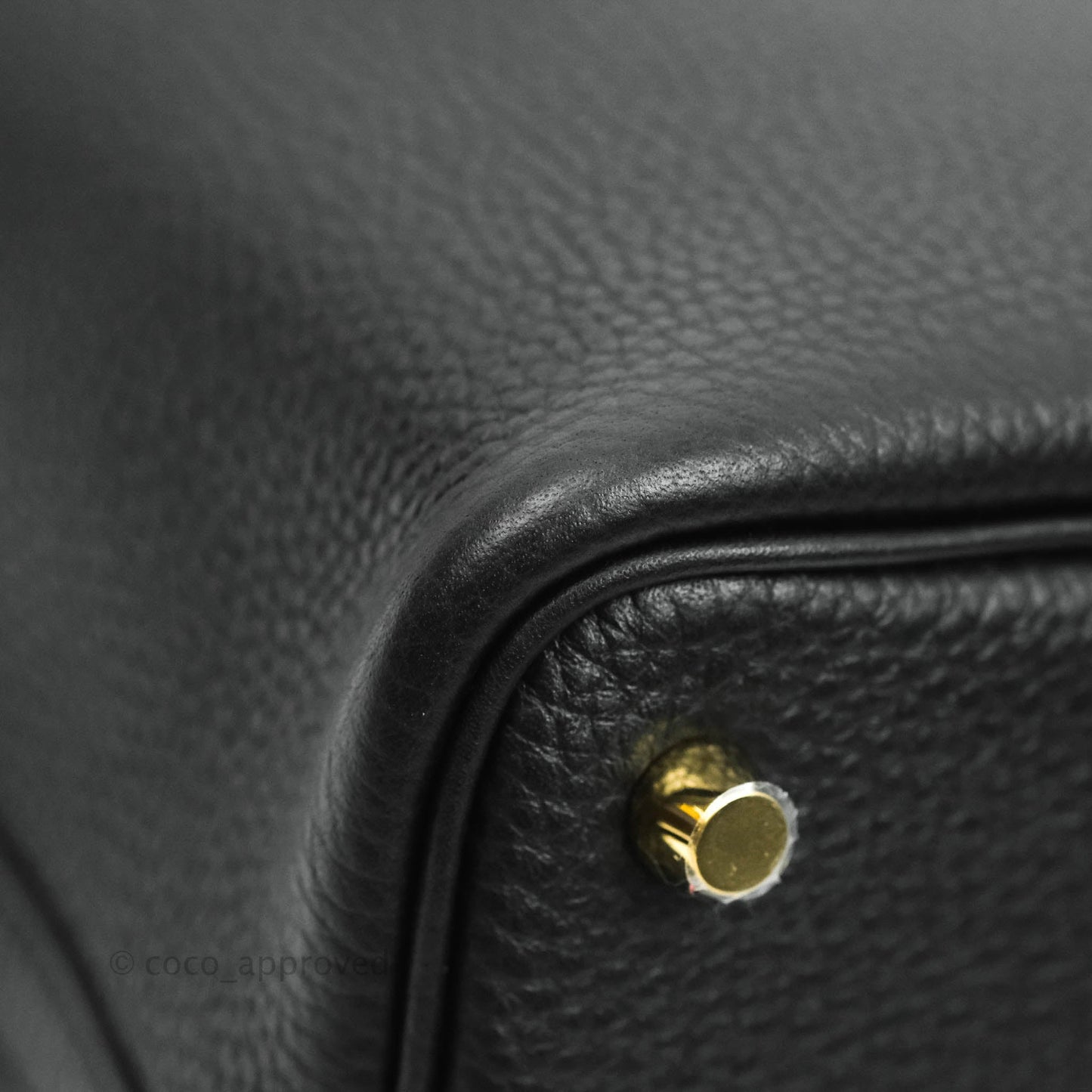 Hermès Taurillon Clemence Picotin Lock 18 PM Black Gold Hardware