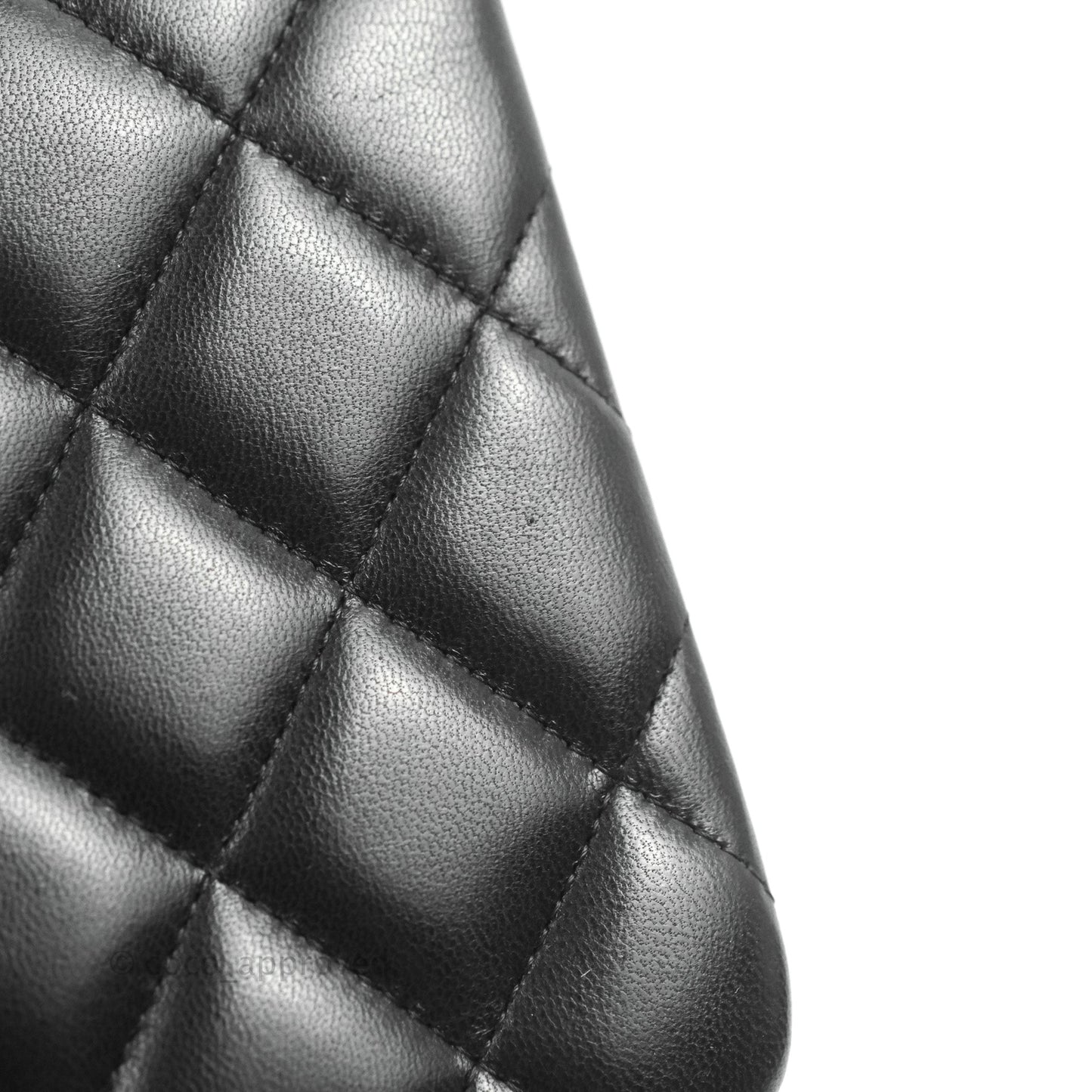 Chanel Jumbo Double Flap Black Lambskin Silver Hardware⁣⁣
