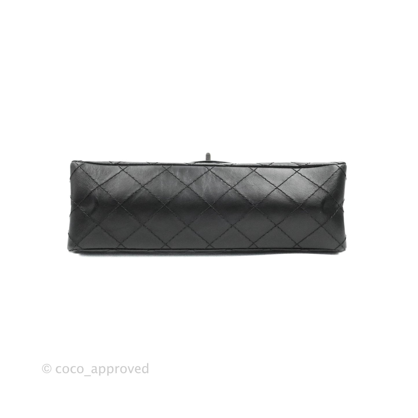 Chanel Reissue 225 Quilted Aged Calfskin Black Ruthenium Hardware