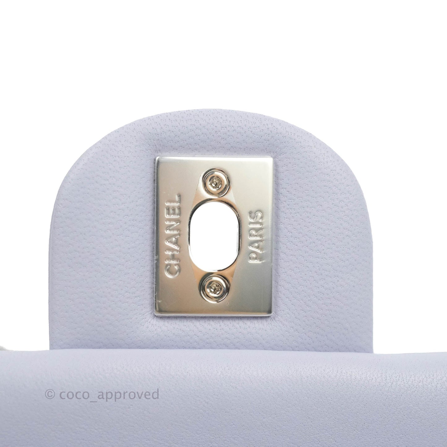 Chanel Quilted My Perfect Mini With Pearl Lilac Lambskin Silver Hardware