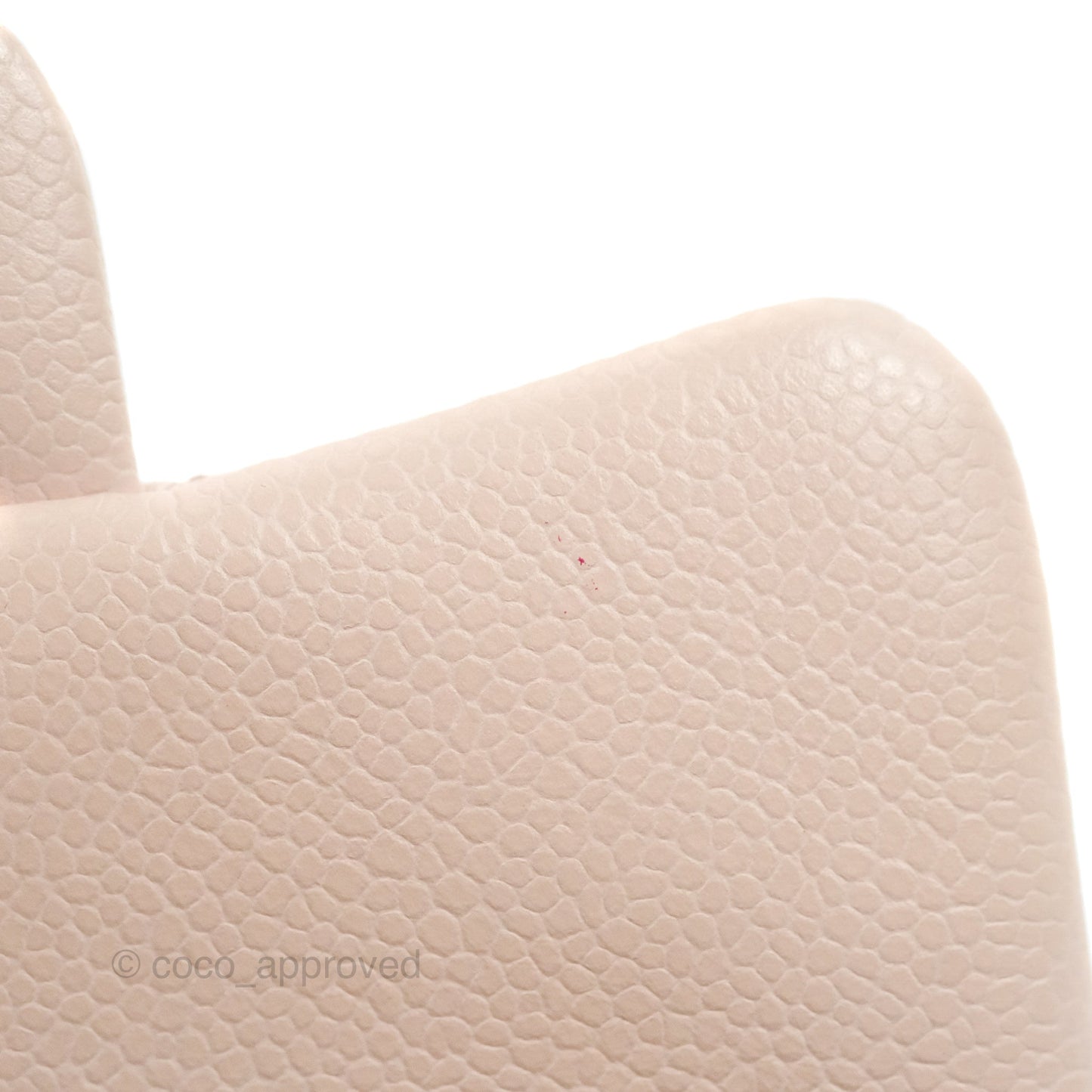 Chanel Quilted Mini Square Sakura Pink Caviar Ruthenium Hardware