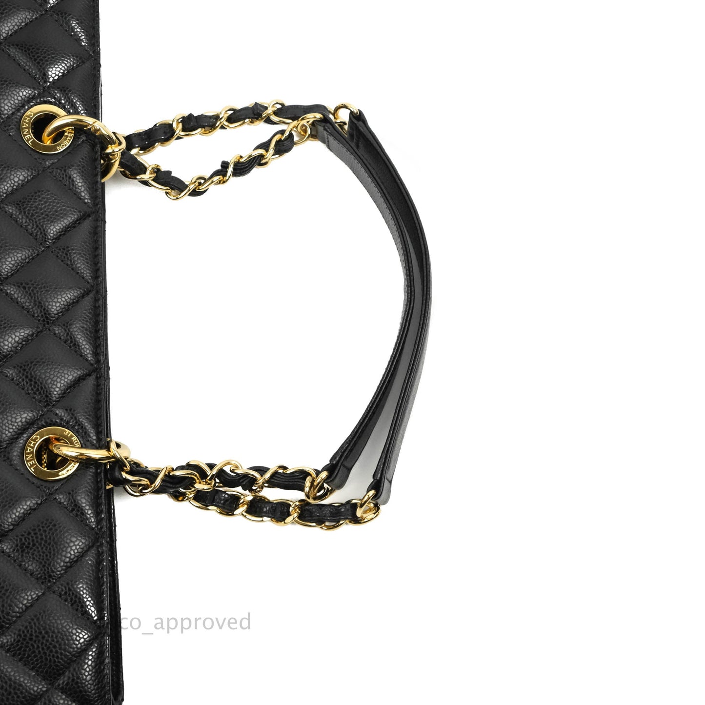 Chanel XL GST Black Caviar Gold Hardware
