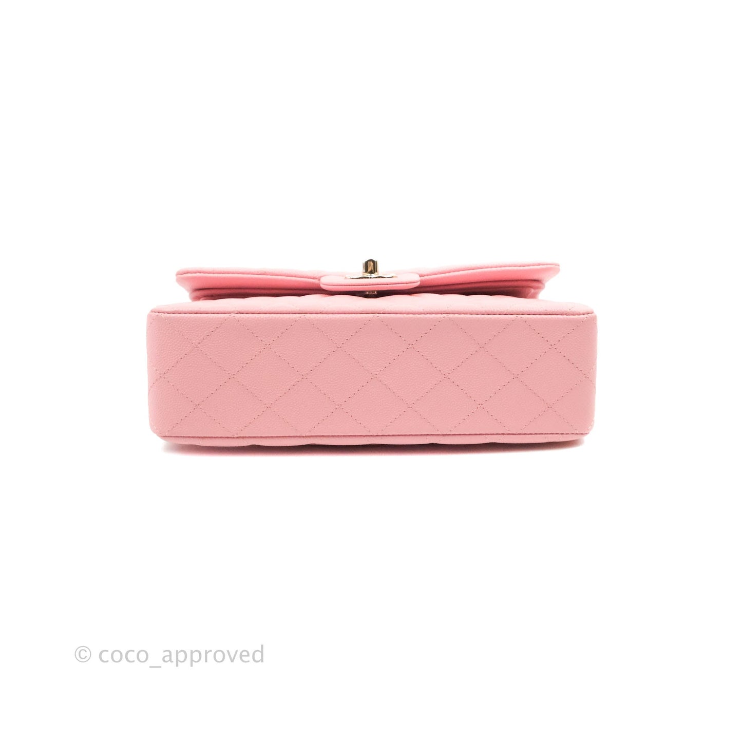 Chanel Classic Small S/M Flap Pink Caviar Gold Hardware 22C