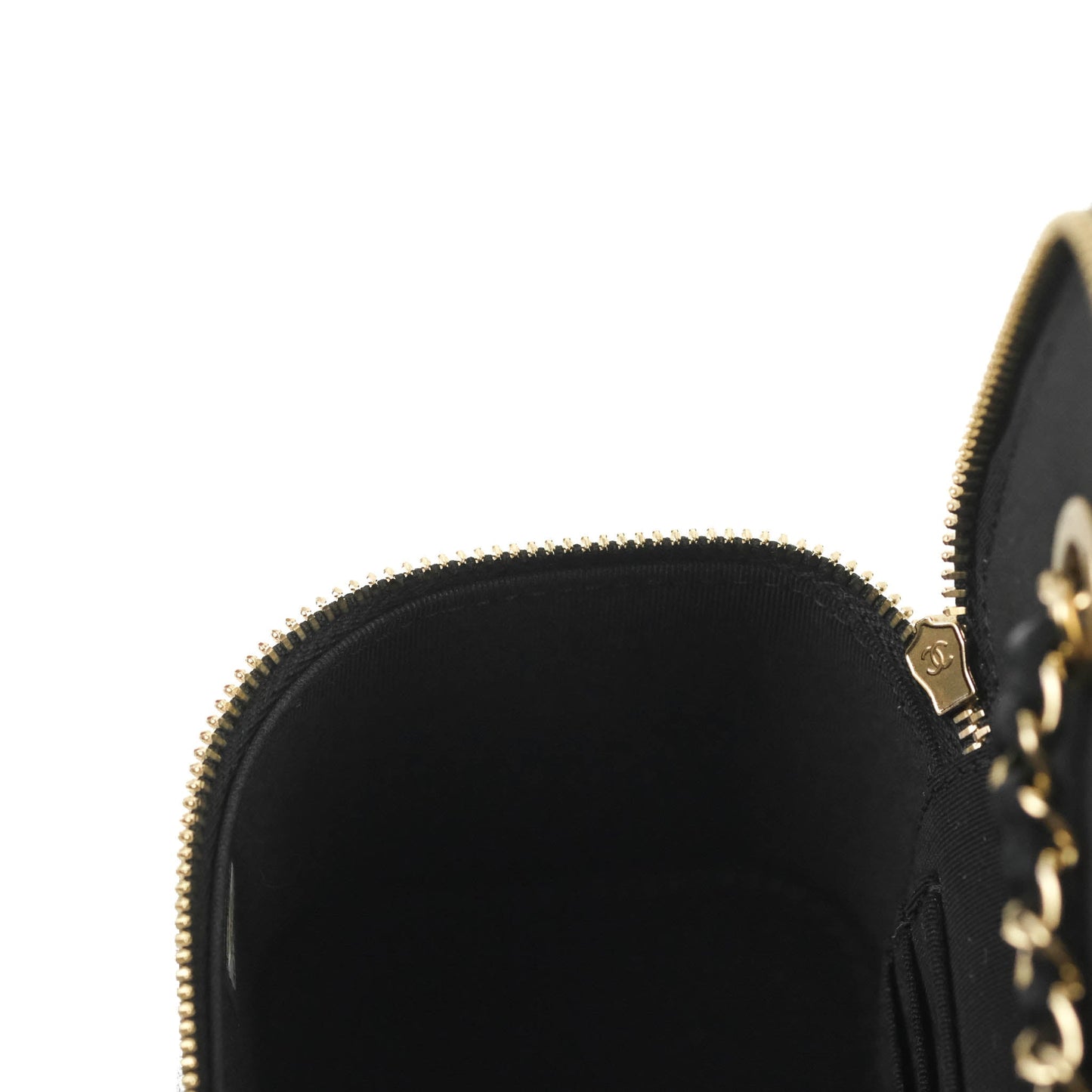 Chanel Trendy CC Vanity with Chain Black Lambskin Gold Hardware