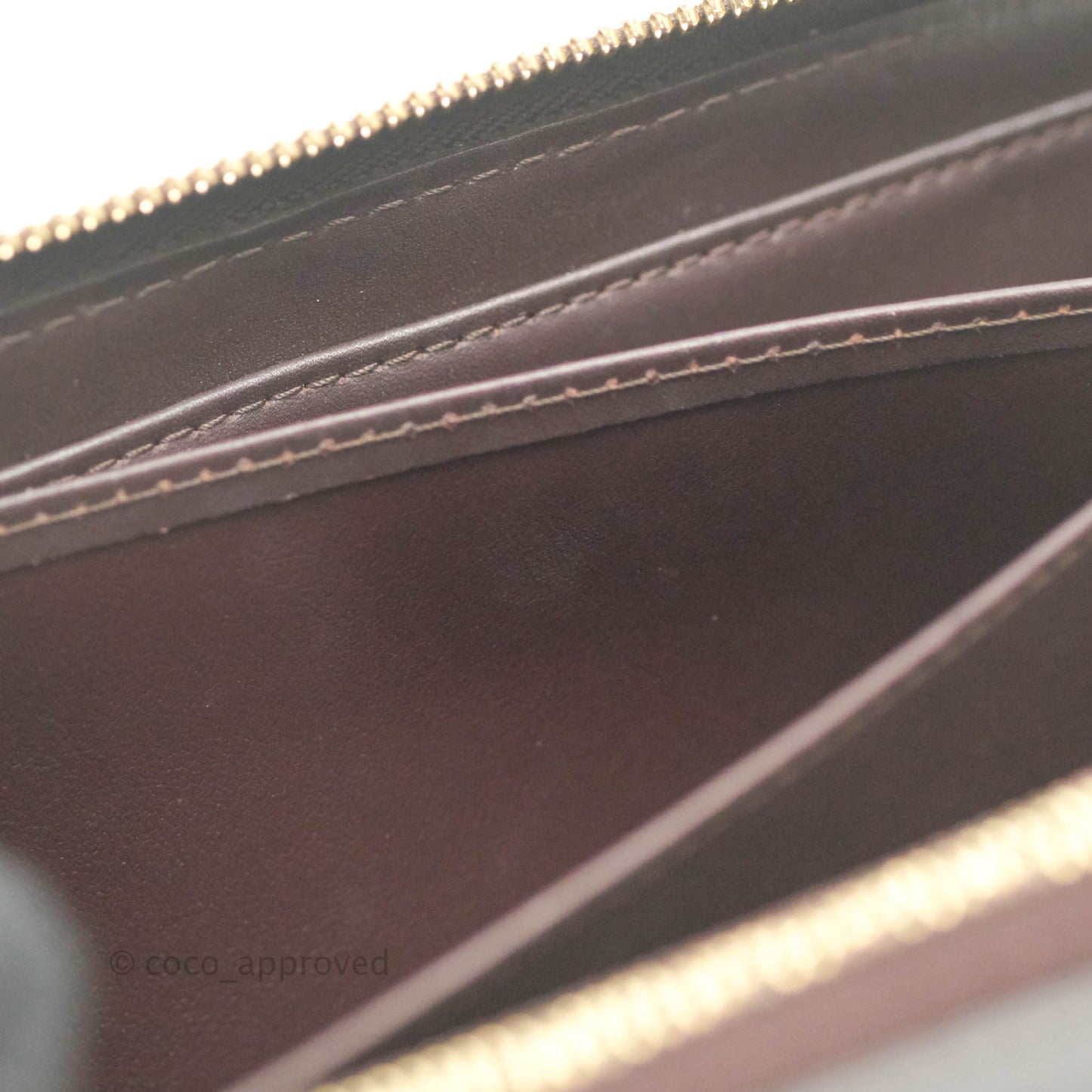 Louis Vuitton Amarante Monogram Vernis Zippy Wallet