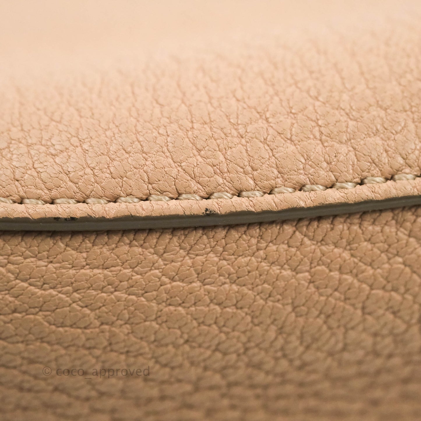 Chloe Drew Crossbody Bag Pink Grained Leather