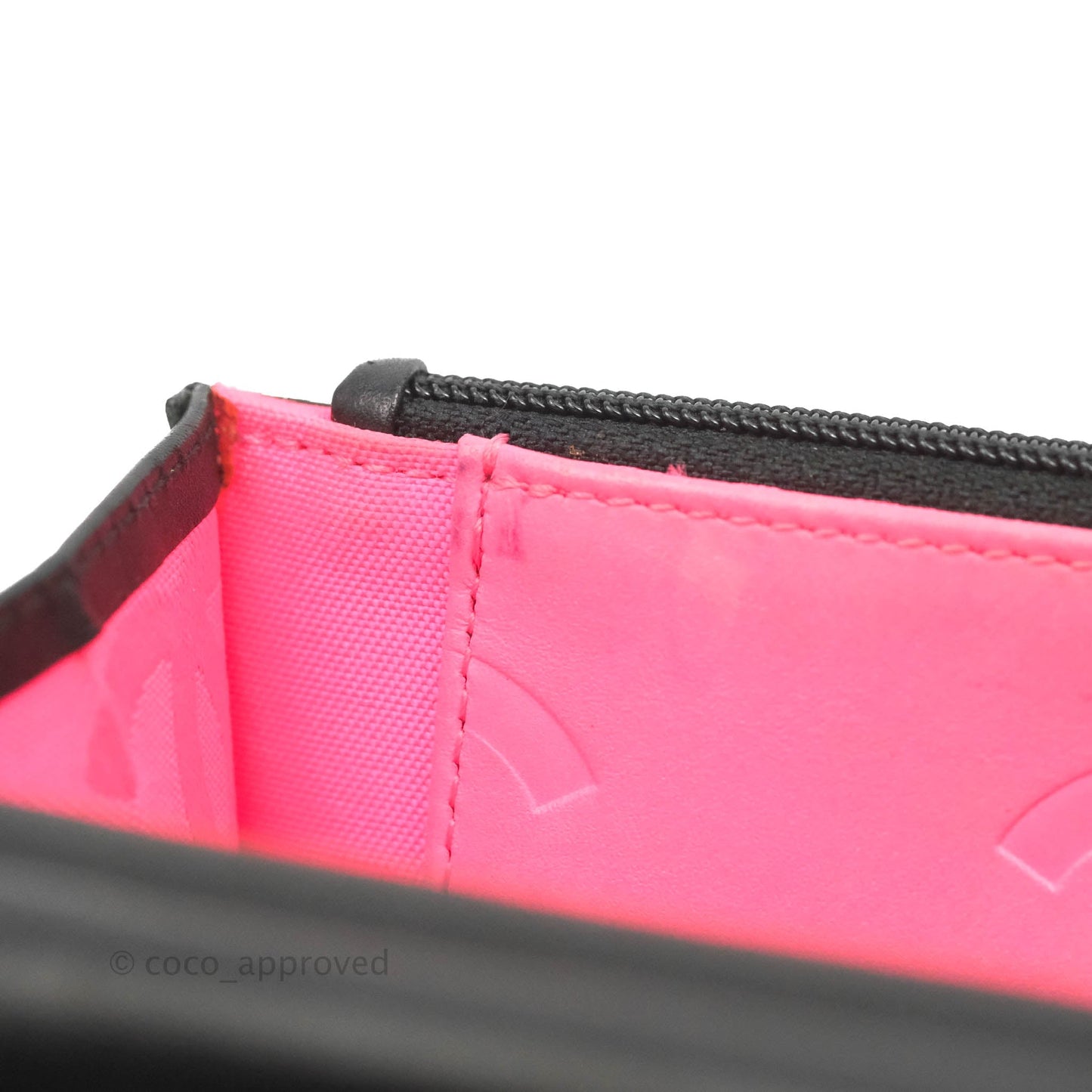 Chanel Calfskin Quilted Cambon Wallet on Chain WOC Black Silver Hardware